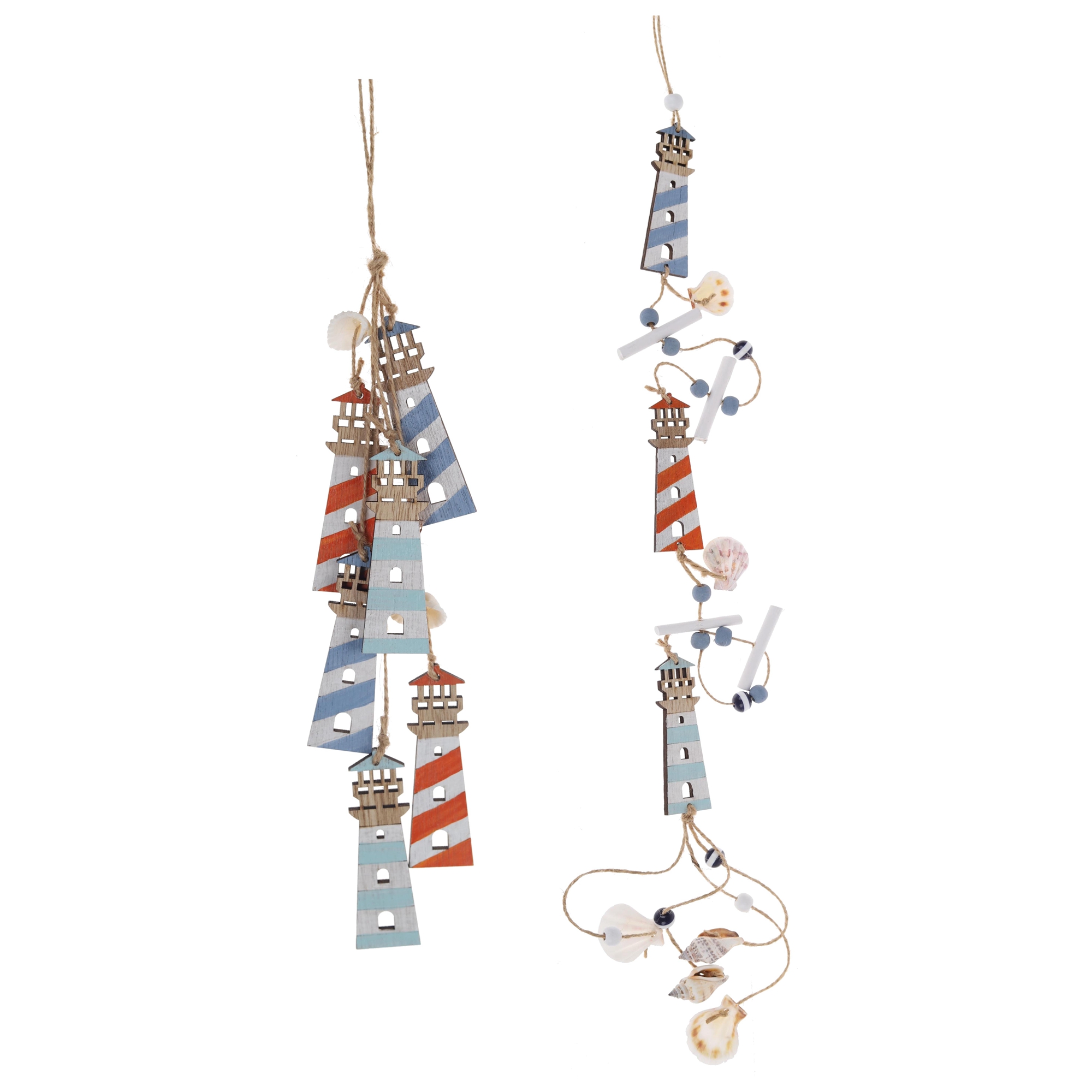 Wooden Fish Sailboat Rudder Hanging Decoration Beach Theme Wall Decor Door Crafts Wind Chimes Ornament Nautical Pendants Gifts