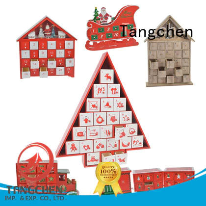 Tangchen truck wooden christmas decorations Supply for christmas
