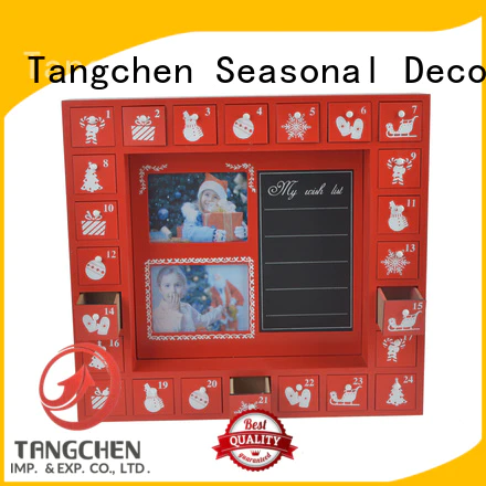Tangchen Wholesale wooden countdown calendar factory for holiday decoration
