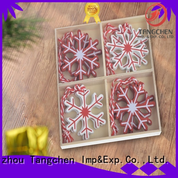 Tangchen Latest wooden christmas tree decoration factory for home decoration