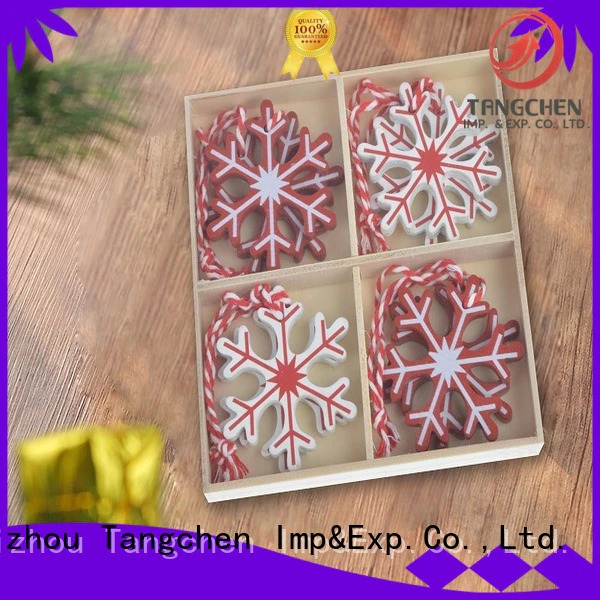 Tangchen Latest wooden christmas tree decoration factory for home decoration