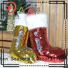 Top christmas stockings shining Supply for home decoration