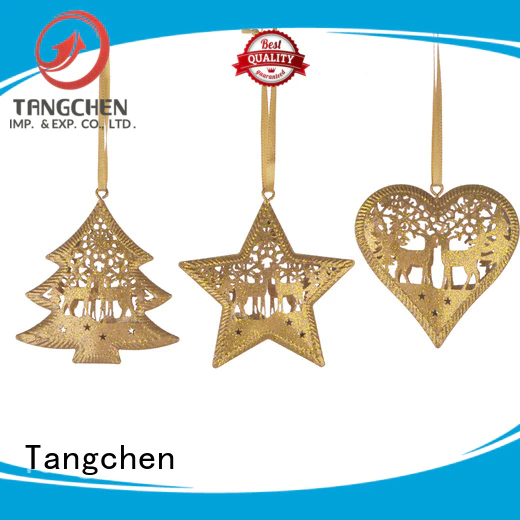 Tangchen painted white christmas decorations factory for home decoration