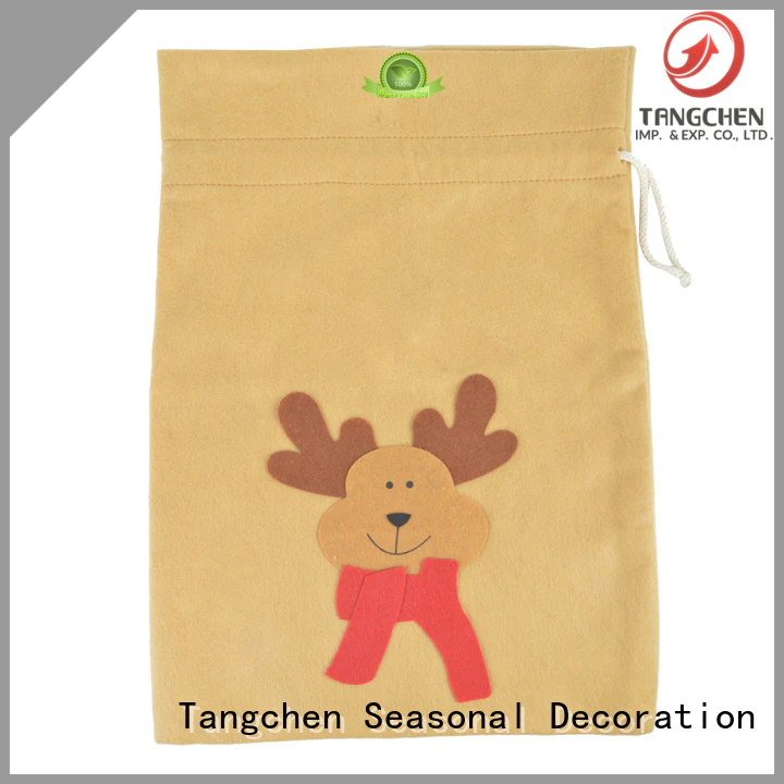 Tangchen green large gift sacks factory for chiristmas tree